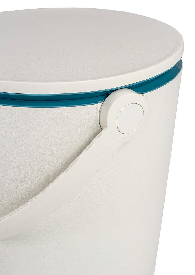 Secchiello Termico Porta Ghiaccio Ø38x37 cm in PVC Keter Go Bar Bianco