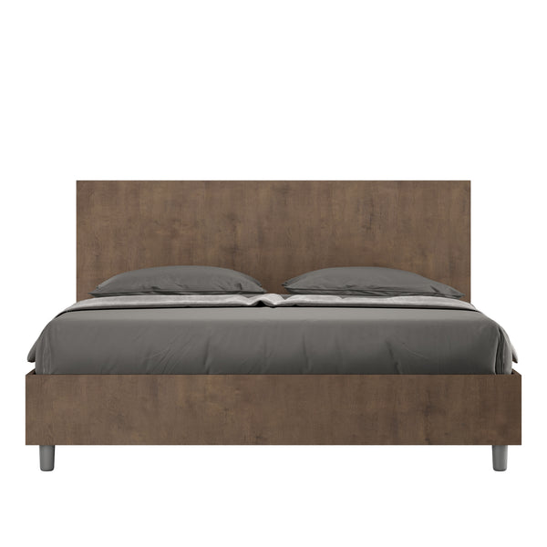 Letto Matrimoniale Testata Dritta New Egos Noce Varie Misure sconto