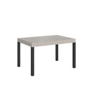 Tavolo Allungabile 130/234x90 cm Everyday Cashmere Gambe Antracite      
