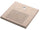 Base Quadrata 40x40x4 cm per Fontane con Ghiera Grande in Cemento Belfer 42/BSE/7.T Tortora