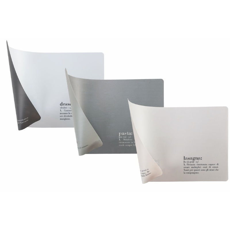 Set 6 Tovagliette Double Face 45x30x0,1 cm in PVC VdE Tivoli 1996 