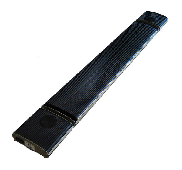 Infrarot-Wand-Deckenheizstrahler 97 x 18,9 x 6,7 cm 1000 W mit Bluetooth-Lautsprechern Schwarz acquista