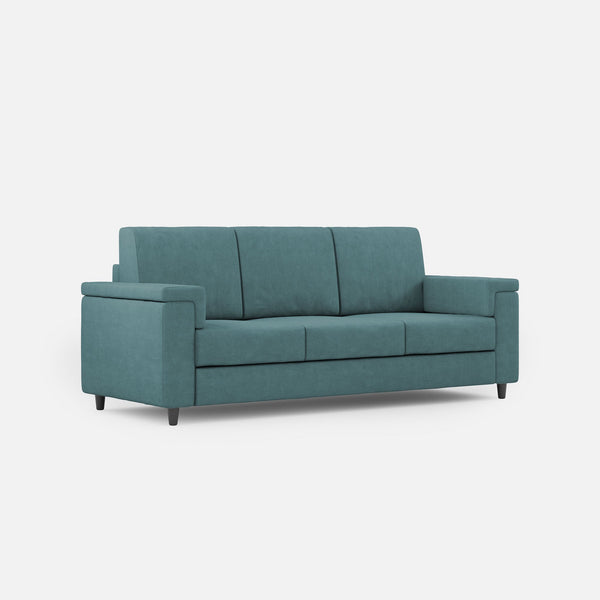 Divano 3 Posti 208x85x85 cm Marrak in Tessuto Petrolio sconto