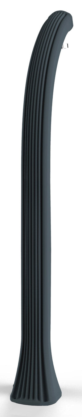 Doccia Solare da Giardino 35L Miscelatore e Lavapiedi Arkema Happy XL Grigio Antracite