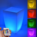 Vaso Luminoso da Giardino a LED 40x40x57 cm in Resina 5W Jasmine Multicolore