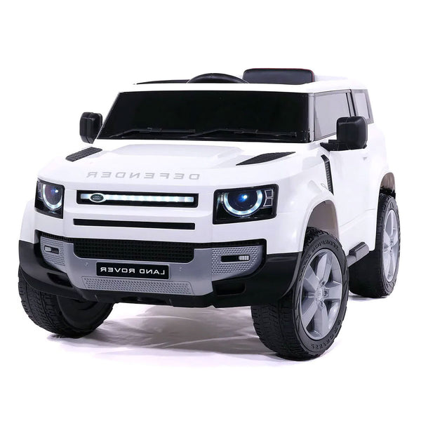 acquista Macchina Elettrica per Bambini Licenza Ufficiale Land Rover Defender 12V 7Ah Bianco
