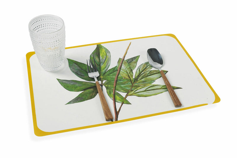 Set 6 Tovagliette 45x30 cm in Plastica Villa d'Este Home Tivoli Oriental Botanique