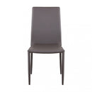 Sedia Cammie 41x50x91 h cm in Similpelle Marrone