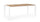 Tavolo da Giardino 180x90x75 cm in Alluminio Cameron Bianco