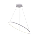 Lampada pendente Modern in Metallo Nola Bianco