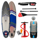 SUP Tavola Stand Up Paddle Gonfiabile 320x81x15 cm Jbay.Zone con Pagaia Zaino e Accessori Comet J2