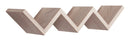Mensola da Parete Libreria Zigzag 56x15,5 cm in Fibra di Legno Saetta Rovere Sagerau