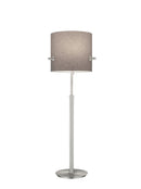 Piantana da Interno  E27 in Metallo Nickel Opaco