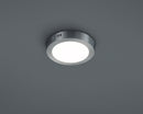 Plafoniera da Interno a LED in Alluminio Nichel Opaco
