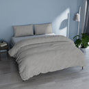 Copripiumino con Sacco e Federe Linea Water Washed Sabbia