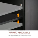 Carrello da Cucina Portavivande con Cassetti 111x44,5x82,5 cm in Legno e MDF Nero
