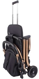 Passeggino Trolley Pieghevole per Bambini Barotti Primo XL Nero/Oro Rosa