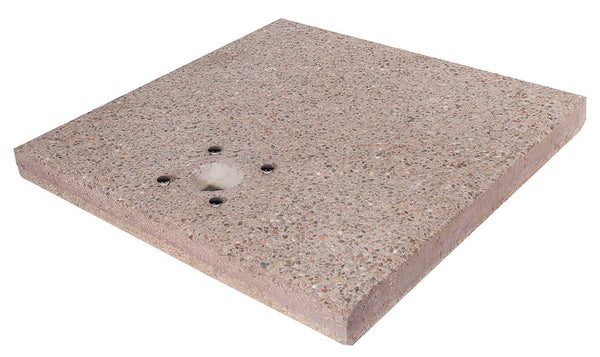 Base Quadrata 40x40x5 cm per Fontane con Ghiera Piccola in Cemento Belfer 42/BSE/2 sconto