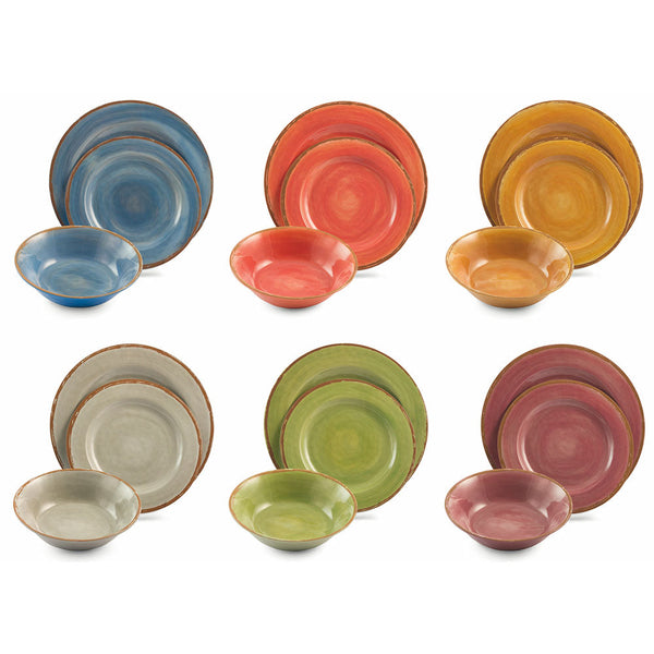 Geschirrservice 18 Teile in Melamin Villa d'Este Baita online