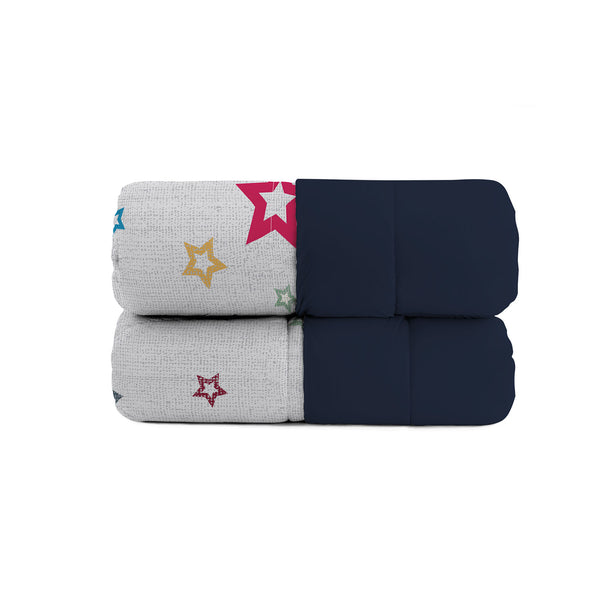 online Trapunta Invernale Stampata in Microfibra 200gr Double Face Superstar Varie Misure