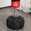 Sacco Boxe Kickboxing da Terra Ø60x180 cm  Nero e Rosso