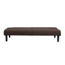 Divano Letto Prontoletto Click Clack Rivestimento in Tessuto Marrone Oliver