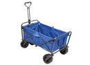 Carrello Pieghevole Portatutto in Metallo 60x60x90cm Vorghini Roof Blu