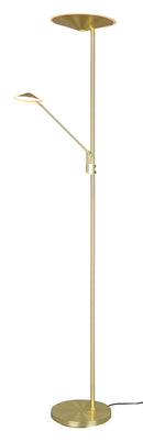 Piantana da Interno a LED in Metallo Ottone Opaco