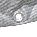 Telo Copertura per Lettino Prendisole 200x75x45 cm in Poliestere Grigio