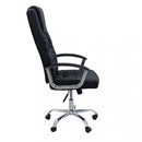 Poltrona da Ufficio Gracie 60x64x117/127 h cm in Poliuretano Nero