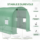 Serra con Tetto Arrotondato in PE 3.5x2x2m 