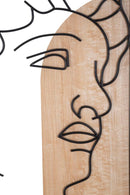 Pannello da Muro David 55x2x80 cm in MDF Multicolor      