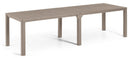 Tavolo Doppio da Giardino 295x90x74,5 cm in Resina Keter Kulie Double Cappuccino
