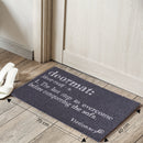 Zerbino "doormat" 70x1,5x40 cm in Cocco e PVC VdE Tivoli 1996 