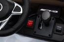 Macchina Elettrica per Bambini 2 Posti 24V con Licenza Mercedes GTR AMG Bianca