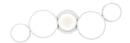 Plafoniera da Interno a LED in Metallo Bianco Opaco