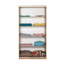 Armadio 94x182z52 cm sonoma bianco con ante scorrevoli