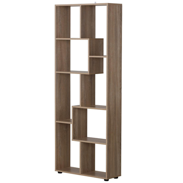Bücherregal 8 Regale 70x24x178 cm in Brown Wood online