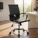 Sedia Poltrona Direzionale da Ufficio in Similpelle Tosini Dallas Nero