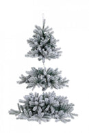 Albero di Natale Artificiale Pendente Innevato Verde Varie Misure