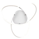 Plafoniera da Interno a LED in Metallo Bianco Opaco