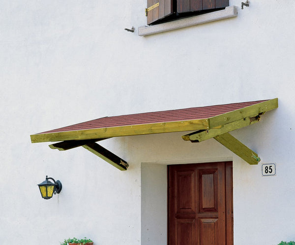 online "S"-fertiges Vordach-Kit aus schwedischer Kiefer 225X112X64