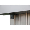 Casetta Box da Giardino 323,3x242,6x235,2 cm in Alluminio Grigio