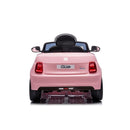 Auto Elettrica per Bambini Licenza Ufficiale Fiat 500e Batteria 12V Luci LED Rosa      