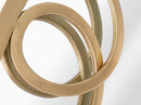 Specchio Warsaw 72x3x71 cm in Ferro e MDF Oro