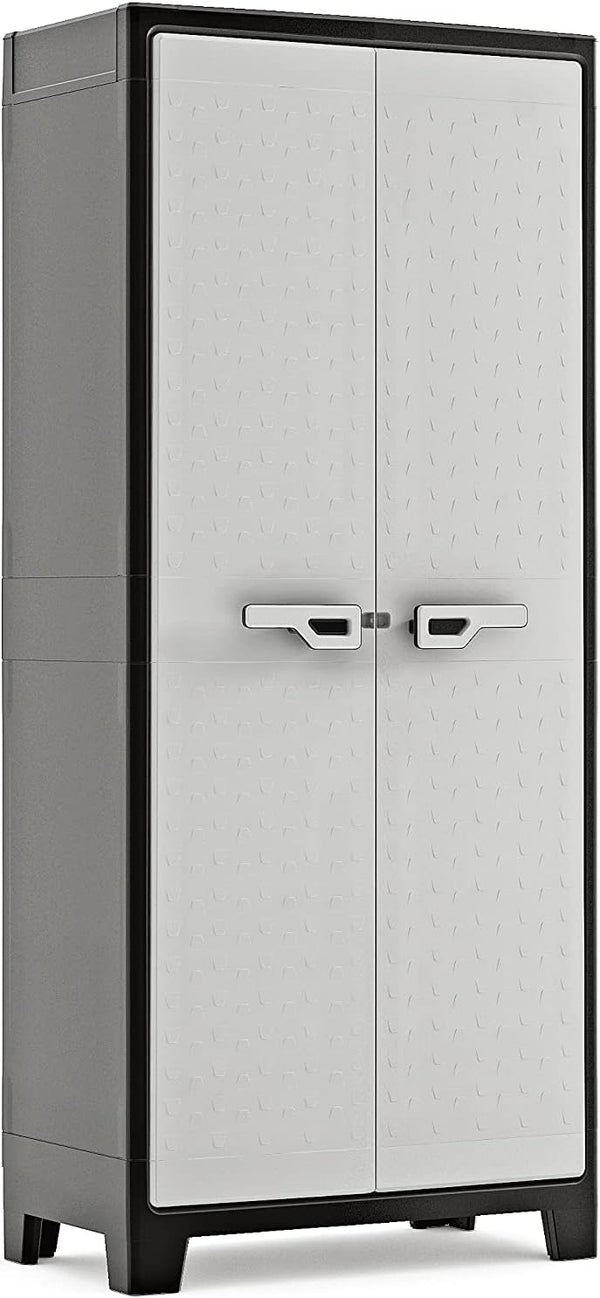 prezzo Keter Titan Tall XL Kleiderschrank 4 Regale 80 x 44 x 182 cm Grau