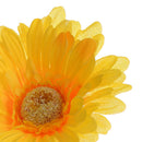 Set 24 Fiori Artificiali di Gerbera Altezza 53 cm Giallo