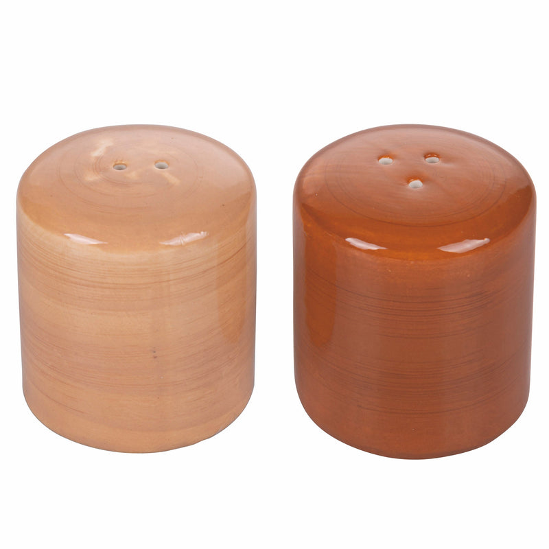 Menage 5 Pezzi in Ceramica con Stand in Metallo VdE Tivoli 1996 Baita Chocolate