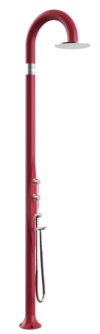 sconto Doccia da Esterno Giardino Miscelatore Deviatore e Doccetta Mobile Arkema Funny Yin Cherry