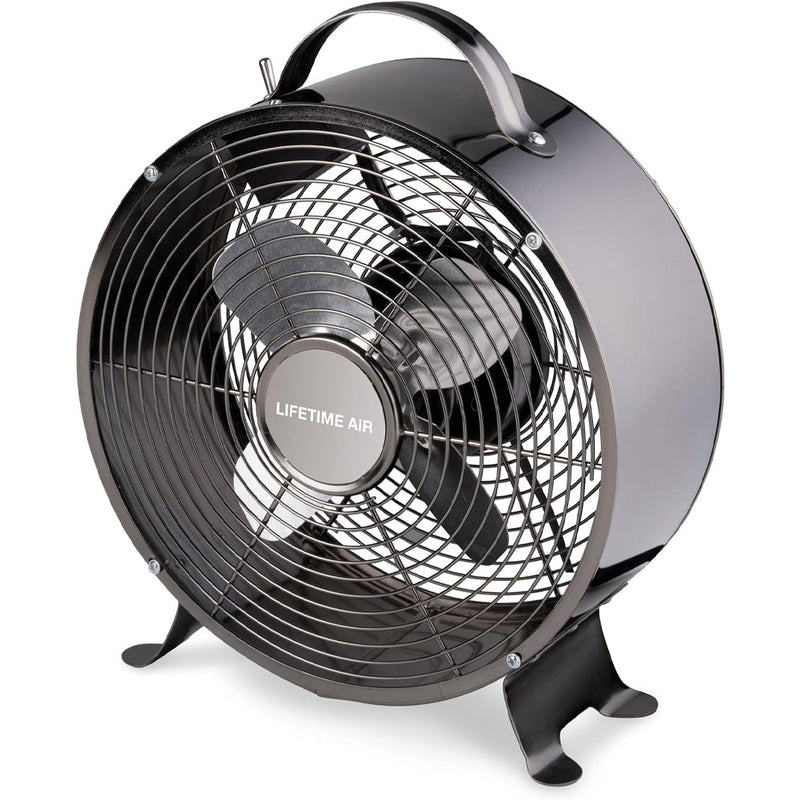 Ventilatore da Tavolo in Metallo Pala da 20cm Potenza 20 W 2 Livelli di Velocità 